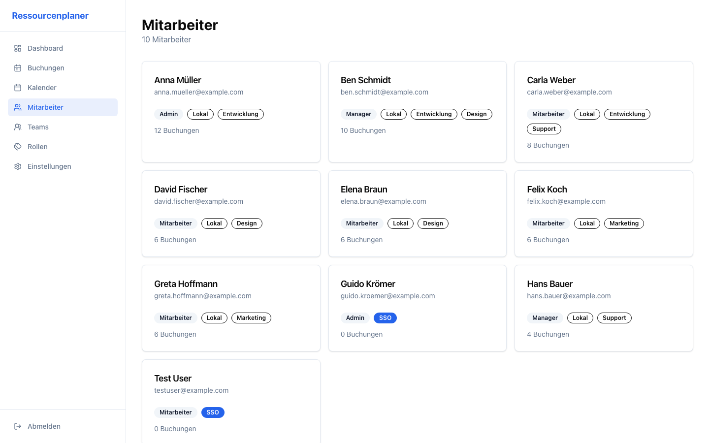 Mitarbeiterverwaltung